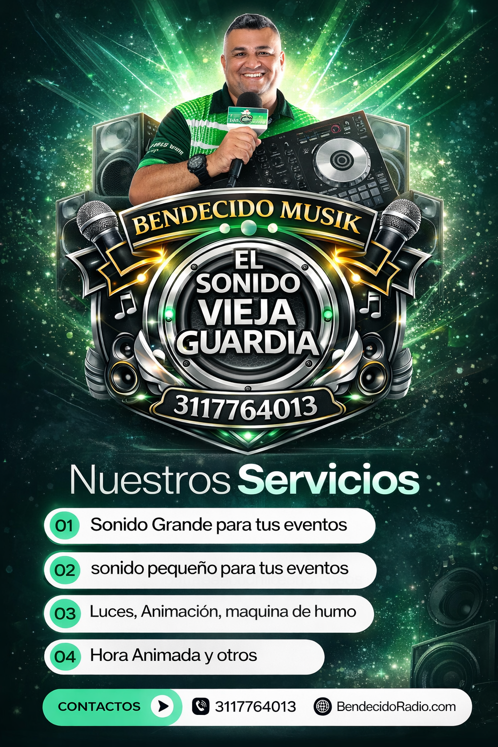Nuestros Servicios Sonido Bendecido Musik