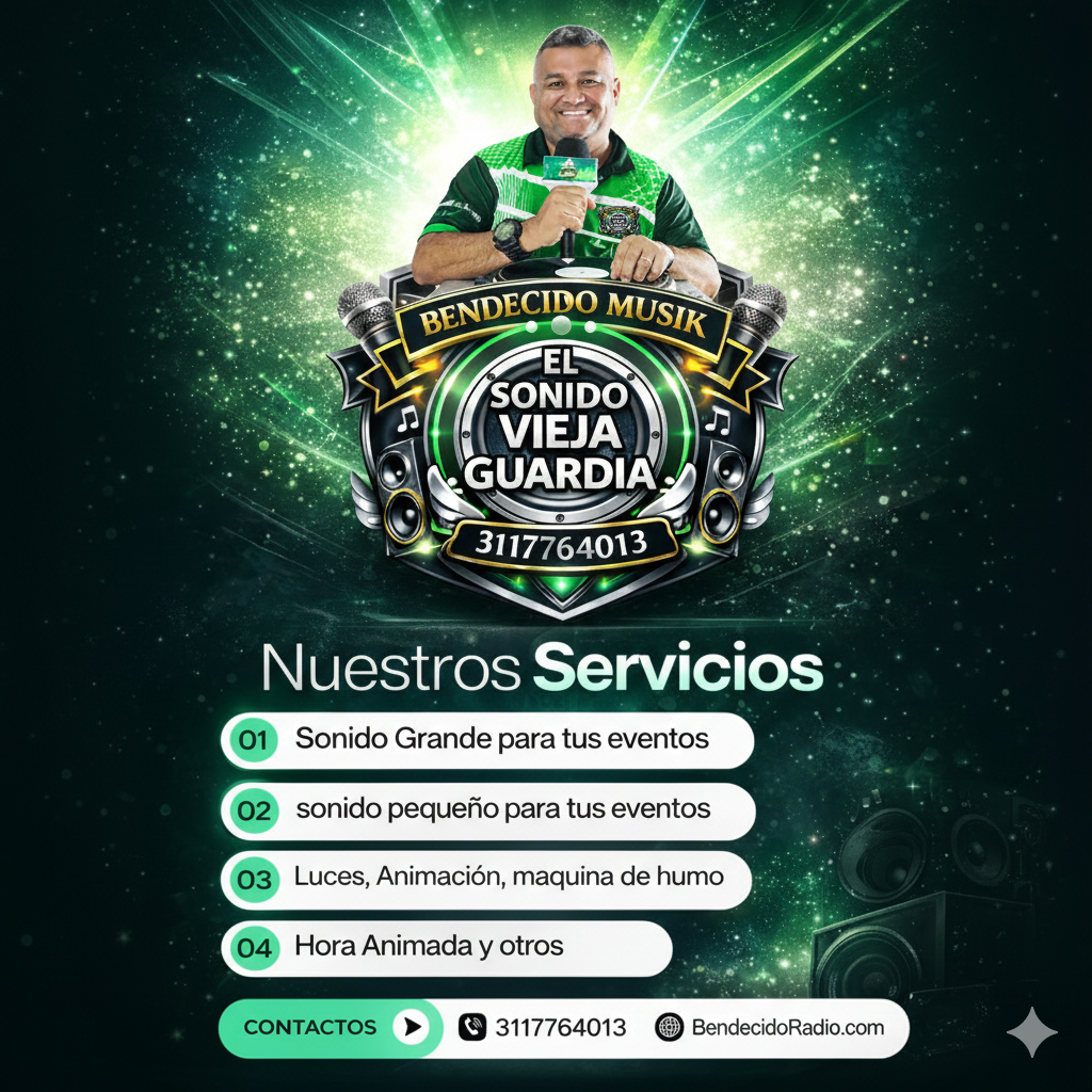 Nuestros Servicios Sonido Bendecido Musik